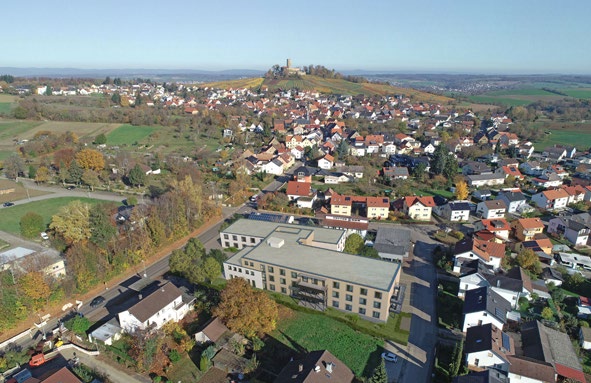 Luftbild der avendi-Pflegeeinrichtung Pflege AM STEINSBERG in Sinsheim-Weiler